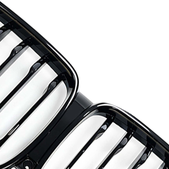 Einzelner Nierengrill vorne in glänzendem Schwarz, passend für BMW X5 G05 2019–2022, mit LED