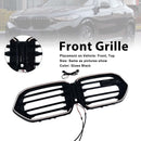Grille de pare-chocs avant à double lamelle pour BMW X6 G06 M60i 2023-2025 avec trou pour caméra-3