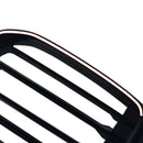 Grille de pare-chocs avant à double lamelle pour BMW X6 G06 M60i 2023-2025 avec trou pour caméra-12