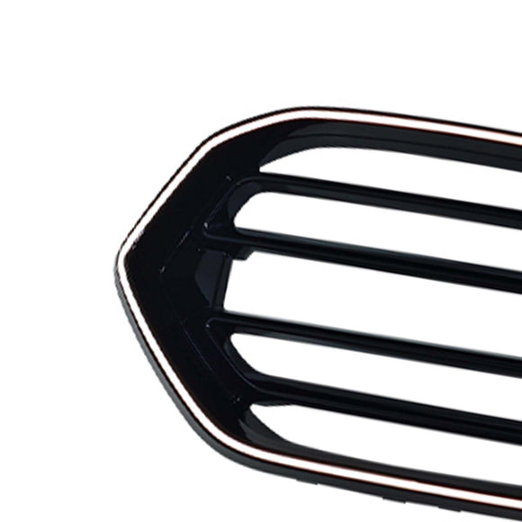 Grille de pare-chocs avant à double lamelle pour BMW X6 G06 M60i 2023-2025 avec trou pour caméra
