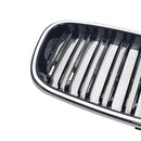 Rejilla de parachoques delantero negro brillante para BMW E46 de 2 puertas 1998-2001 con LED-10