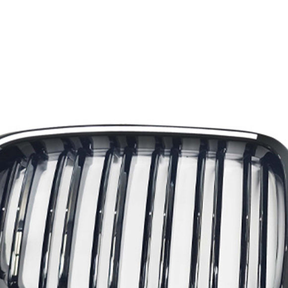 Rejilla de parachoques delantero negro brillante para BMW E46 de 2 puertas 1998-2001 con LED
