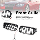 Glänzend schwarzer vorderer Nierengrill, passend für BMW E92 E93 335i 328i Coupe 2006–2009-3
