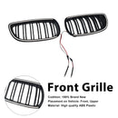 Glänzend schwarzer vorderer Nierengrill, passend für BMW E92 E93 335i 328i Coupe 2006–2009-6