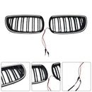 Glänzend schwarzer vorderer Nierengrill, passend für BMW E92 E93 335i 328i Coupe 2006–2009-7
