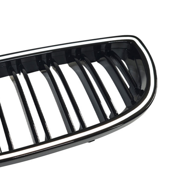 Glänzend schwarzer vorderer Nierengrill, passend für BMW E92 E93 335i 328i Coupe 2006–2009