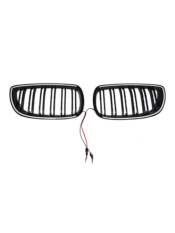 Glänzend schwarzer vorderer Nierengrill, passend für BMW E92 E93 335i 328i Coupe 2006–2009