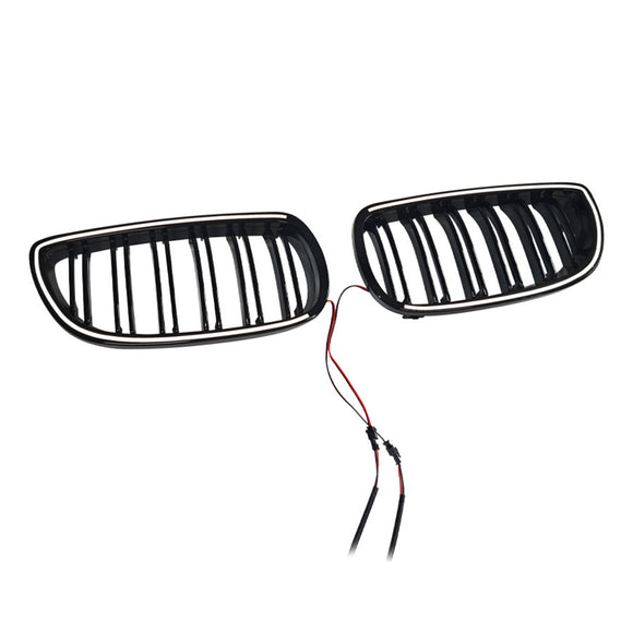 Glänzend schwarzer vorderer Nierengrill, passend für BMW E92 E93 335i 328i Coupe 2006–2009