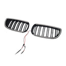 Glänzend schwarzer vorderer Nierengrill, passend für BMW E92 E93 335i 328i Coupe 2006–2009-17