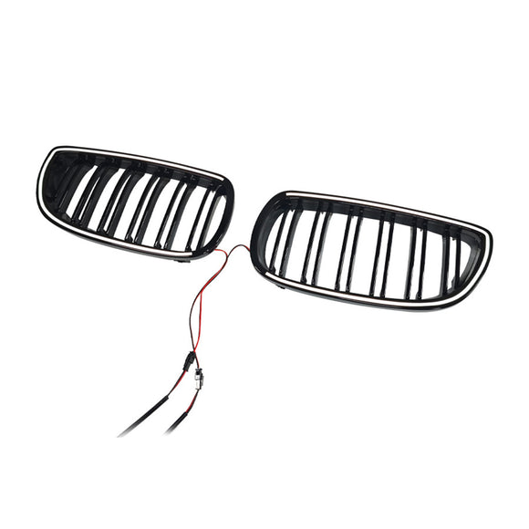Glänzend schwarzer vorderer Nierengrill, passend für BMW E92 E93 335i 328i Coupe 2006–2009