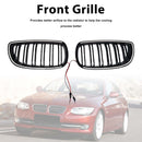 Musta etumunuaisritilän säleikkö sopii BMW E92 E93 LCI 2oors 2010-2013 W/LED-5