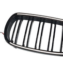 Musta etumunuaisritilän säleikkö sopii BMW E92 E93 LCI 2oors 2010-2013 W/LED-12