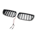 Musta etumunuaisritilän säleikkö sopii BMW E92 E93 LCI 2oors 2010-2013 W/LED-17