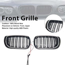 Musta etupuskurin säleikkö sopii BMW 3-sarjan E46 4-oviseen LCI 2002-2005 W/LED-2