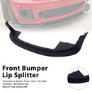 Front Bumper Spoiler Lip Splitter Fit MINI COOPER JCW R55 R56 R57 2006-2013-2