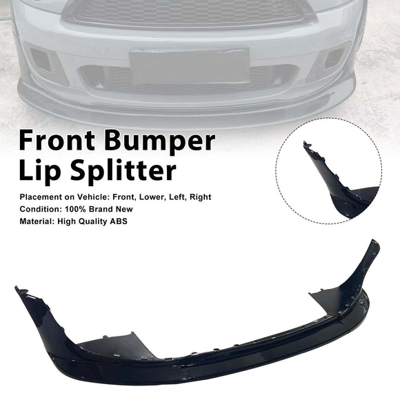 Schwarzer Frontstoßstangen-Spoiler-Lippensplitter, passend für MINI COOPER JCW R55 R56 2006–2013