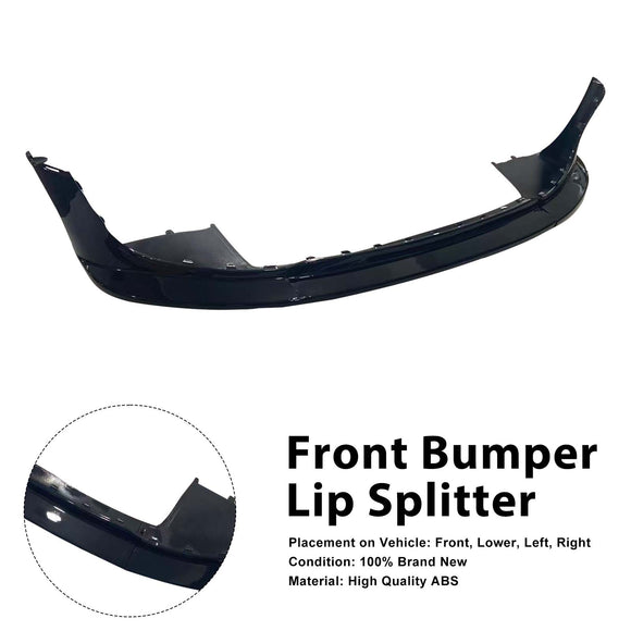 Schwarzer Frontstoßstangen-Spoiler-Lippensplitter, passend für MINI COOPER JCW R55 R56 2006–2013