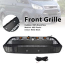 Mattschwarzer Frontstoßstangengrill für Ford Transit Custom 2013–2017 mit LED-3