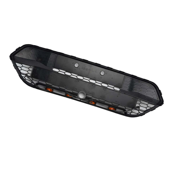 Mattschwarzer Frontstoßstangengrill für Ford Transit Custom 2013–2017 mit LED