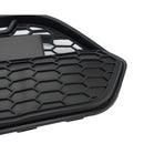 Mattschwarzer Frontstoßstangengrill für Ford Transit Custom 2013–2017 mit LED-11