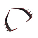 Guarnição de ventilação de ar canard divisor de para-choque traseiro compatível com BMW Série 4 Coupe G22 2021-2026-9
