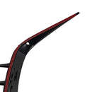 Guarnição de ventilação de ar canard divisor de para-choque traseiro compatível com BMW Série 4 Coupe G22 2021-2026-12