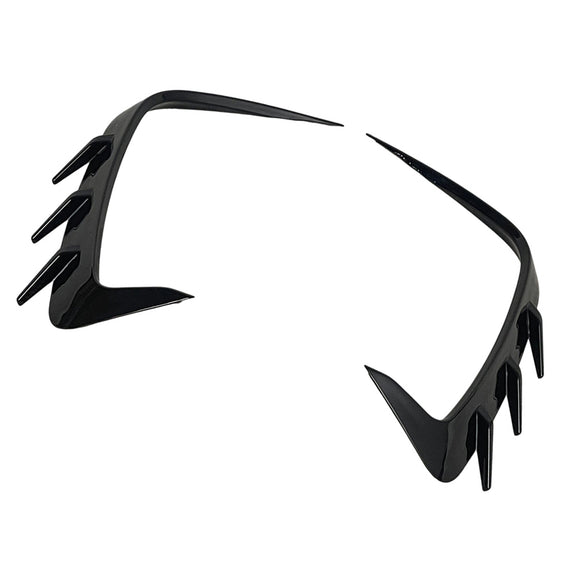 Guarnição de ventilação de ar canard divisor de para-choque traseiro compatível com BMW Série 4 Coupe G22 2021-2026