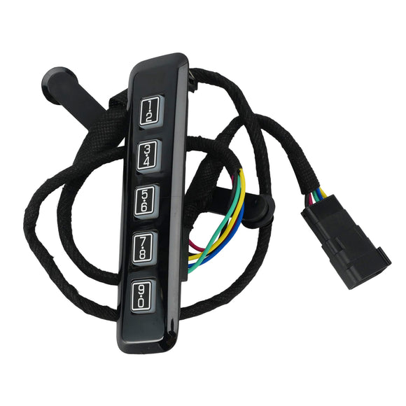 Moldura del pilar B con teclado de entrada sin llave para Ford Serie F 2017-2026