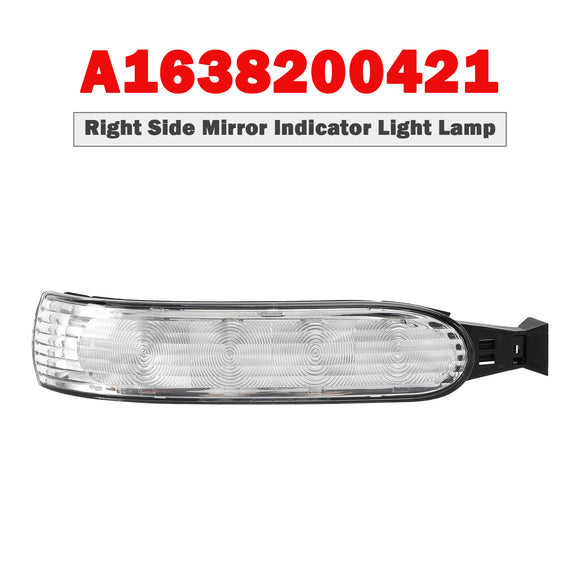 Indicatore luminoso dello specchietto retrovisore destro per Mercedes-Benz Classe ML W163 02-05 A1638200421