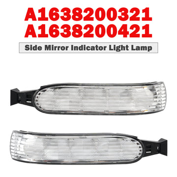 Pair of Side Mirror Indicator Light Lamp for Benz ML-Class W163 02-05