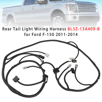 Rear Tail Light Wiring Harness BL3Z-13A409-B For Ford F-150 2011-2014
