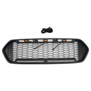 2018-2023 Ford Transit Custom Honeycomb Raptor Style Grill Frontstoßstange Mattschwarzer Grill mit LED-1
