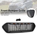 2018-2023 Ford Transit Custom Honeycomb Raptor Style Grill Frontstoßstange Mattschwarzer Grill mit LED-2