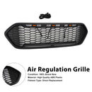 2018-2023 Ford Transit Custom Honeycomb Raptor Style Grill Frontstoßstange Mattschwarzer Grill mit LED-6