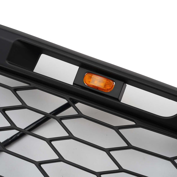 2018-2023 Ford Transit Custom Honeycomb Raptor Style Grill Frontstoßstange Mattschwarzer Grill mit LED