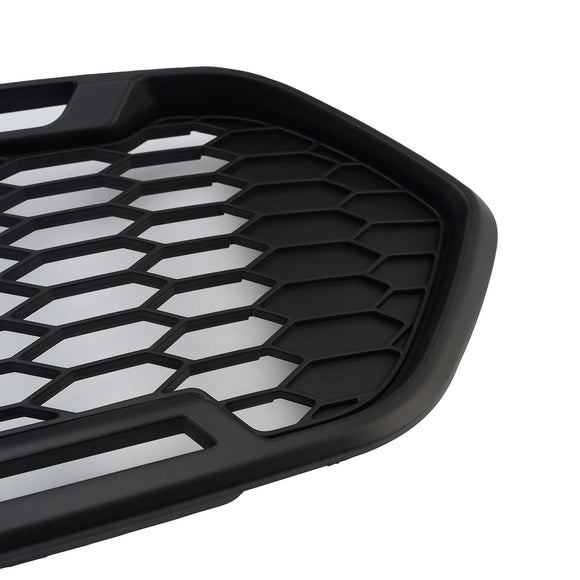 2018-2023 Ford Transit Custom Honeycomb Raptor Style Grill Frontstoßstange Mattschwarzer Grill mit LED