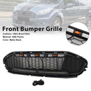 Ford Transit Connect 2019-2023 Griglia a nido d'ape Raptor Style Paraurti anteriore Griglia nera opaca con LED-4