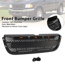 Ford Ranger 2001–2003 Frontgrill, Raptor-Stil, obere Stoßstange, schwarzer Wabengrill mit LED-2