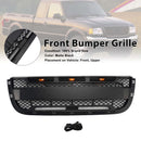 Ford Ranger 2001–2003 Frontgrill, Raptor-Stil, obere Stoßstange, schwarzer Wabengrill mit LED-3