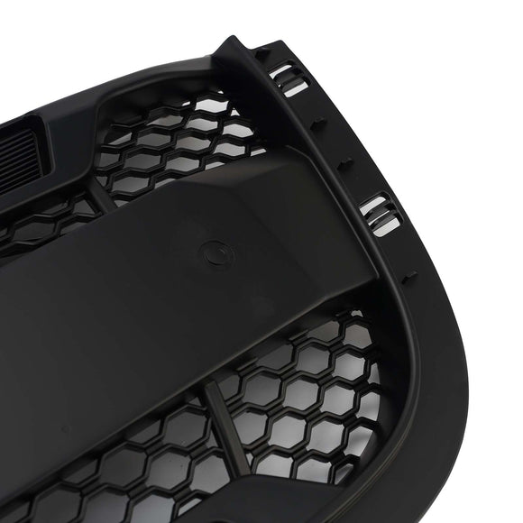 Ford Ranger 2001–2003 Frontgrill, Raptor-Stil, obere Stoßstange, schwarzer Wabengrill mit LED