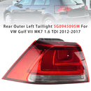 VW Golf VII MK7 1.6 TDI 2012-2017 Taka ulompi vasen takavalo 5G0945095M-2