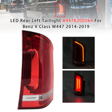 Mercedes-Benz Classe V (2014-2019) W447 Feu arrière gauche à LED A4478200564 CLH94105384 - 0
