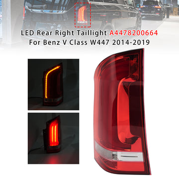 Mercedes-Benz Classe V W447 Feu arrière droit à LED 2014-2019 A4478200664 4478200664 - 0