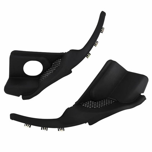 2PCS Front Cowl Grille Panel Trim For Jeep Grand Cherokee 2016-2022