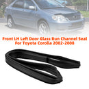 2002-2008 Toyota Corolla Front LH Left Door Glass Run Channel Seal 6815102050 68151-02050-2