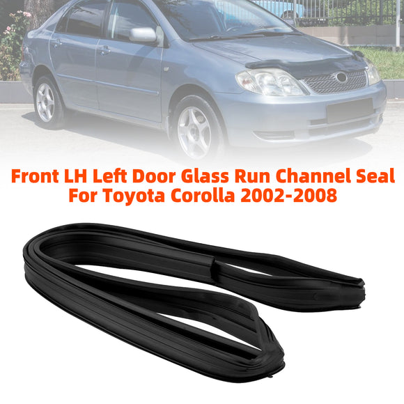 2002-2008 Toyota Corolla Front LH Left Door Glass Run Channel Seal 6815102050 68151-02050