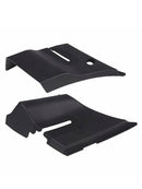 Coppia di coperture per cerniere del cofano della griglia del cofano del parabrezza per GMC Sierra 2007-2014-9
