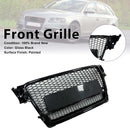 2009-2012 Audi A4/S4 B8 RS4 Style Honeycomb Sport Mesh Hex Grill Grille-3