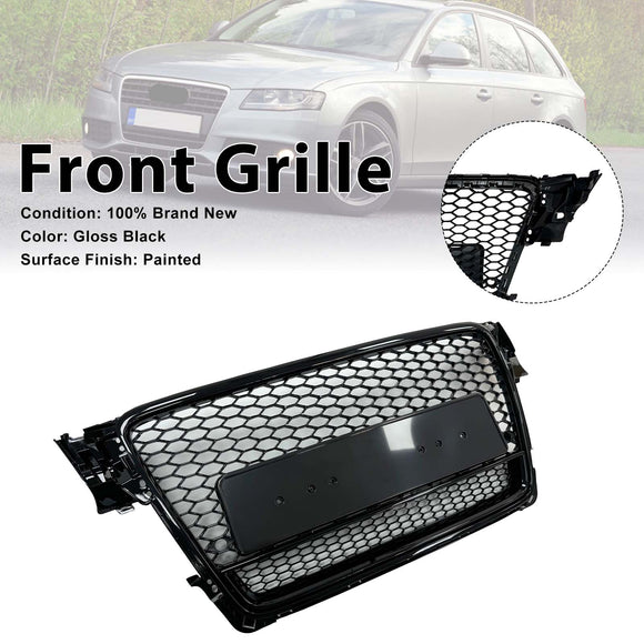2009-2012 Audi A4/S4 B8 RS4 Style Honeycomb Sport Mesh Hex Grill Grille
