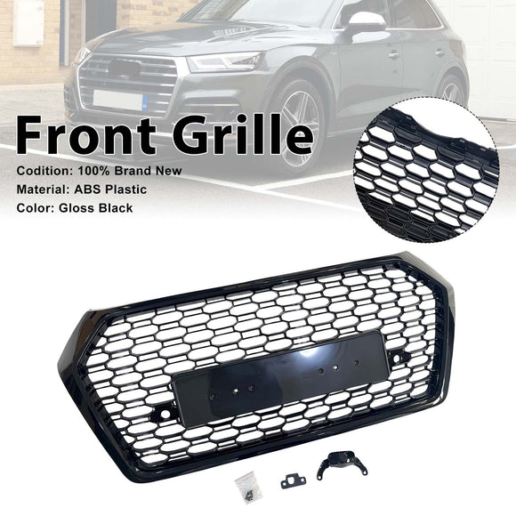 2018-2020 Audi Q5 SQ5 RSQ5-Style Front Honeycomb Mesh Grille Grill 80A853651 80A853651A